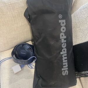 Slumber pod and fan - like new